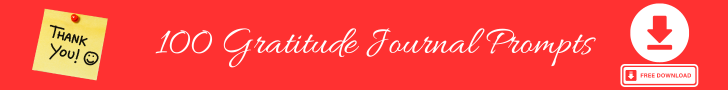 100 Gratitude Journal Prompts