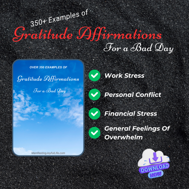 350 Gratitude Affirmations For a Bad Day