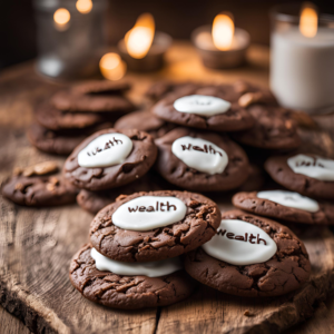 Halloween Treats - chocolate cookies with wealth